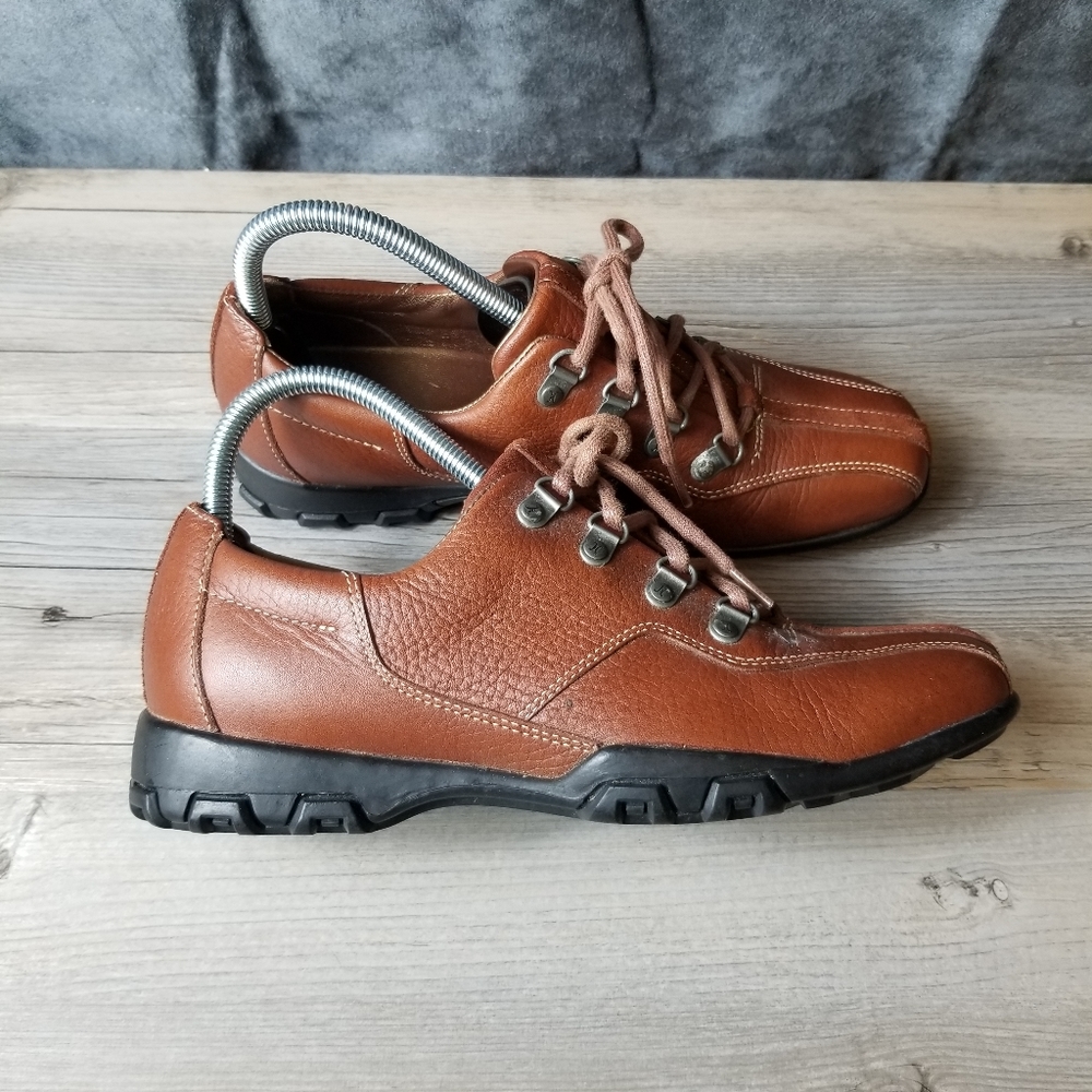 Cole Haan Leather Waterproof Lace Up Oxford Walking Shoes